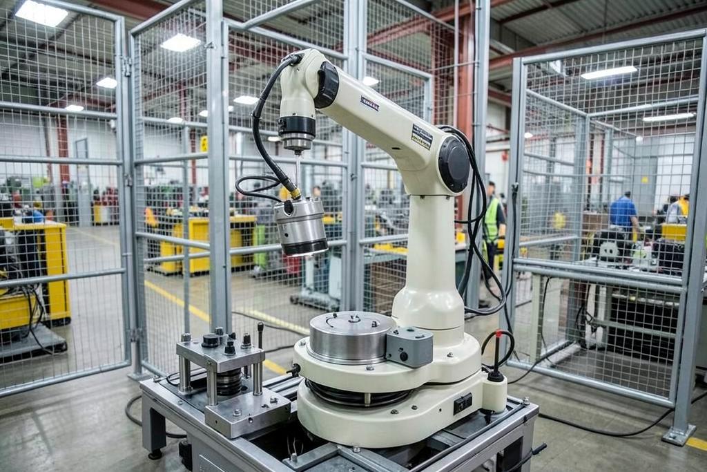 Robotic Pick-and-Place Cell Factory Automation project delivered by HAYAZ DIGITAL